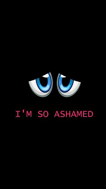 Just Ashamed
